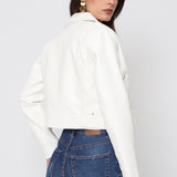 Veste perfecto en simili cuir S4720