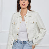 Veste en similicuir Melya