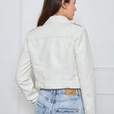 Veste en similicuir Melya