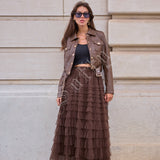 Veste en similicuir Melya