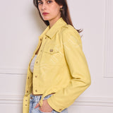 Veste en similicuir Melya