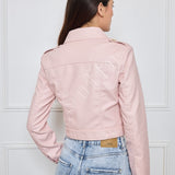 Veste en similicuir Melya