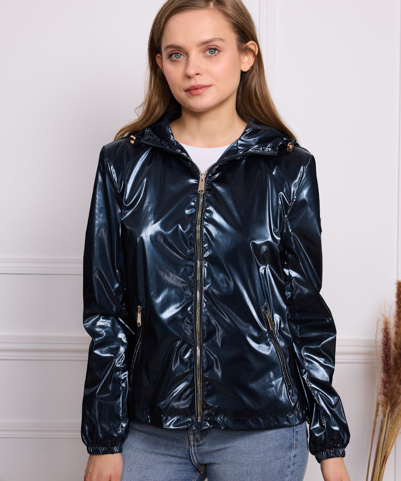 Parka imperméable effet irisé Sienna