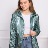 Parka imperméable effet irisé Sienna