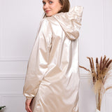 Parka imperméable effet irisé Leona