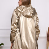 Parka imperméable effet irisé Leona