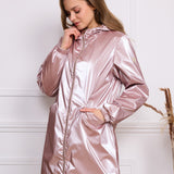 Parka imperméable effet irisé Leona