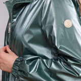 Parka imperméable effet irisé Leona