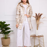 Parka imperméable à effet irisé Livia