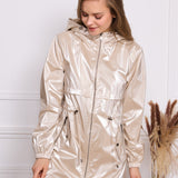 Parka imperméable à effet irisé Livia