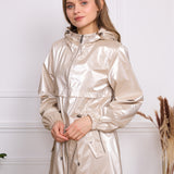 Parka imperméable à effet irisé Livia
