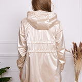 Parka imperméable à effet irisé Livia