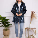 Parka imperméable à effet irisé Livia