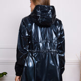 Parka imperméable à effet irisé Livia