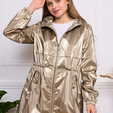 Parka imperméable à effet irisé Livia