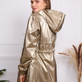 Parka imperméable à effet irisé Livia