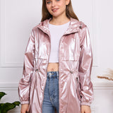 Parka imperméable à effet irisé Livia
