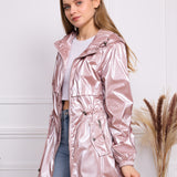 Parka imperméable à effet irisé Livia