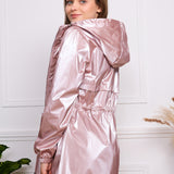 Parka imperméable à effet irisé Livia