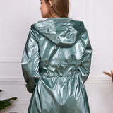 Parka imperméable à effet irisé Livia