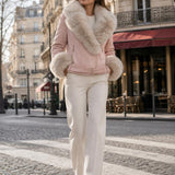 Veste suédine fourrée Marion