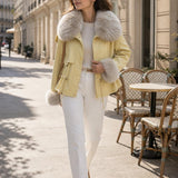 Veste similicuir fourree Ariane