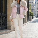 Veste similicuir fourree Ariane