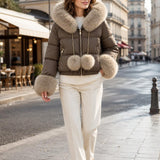 Doudoune courte fourree Marion