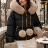 Doudoune courte fourree Marion