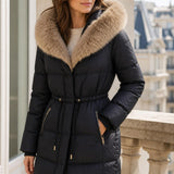 Doudoune matelassée fourrure Capucine