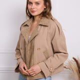Veste style trench Mila