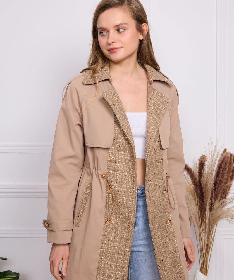 Veste style trench Dorine