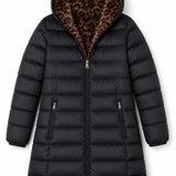 Doudoune réversible léopard Noémie
