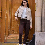 Veste en similicuir Célia