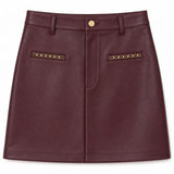 Jupe simili cuir Judith