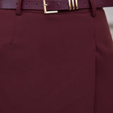 Jupe-short ceinturée Élodie