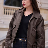 Veste courte ceinturée Nola