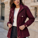 Trench oversize tweed Alma