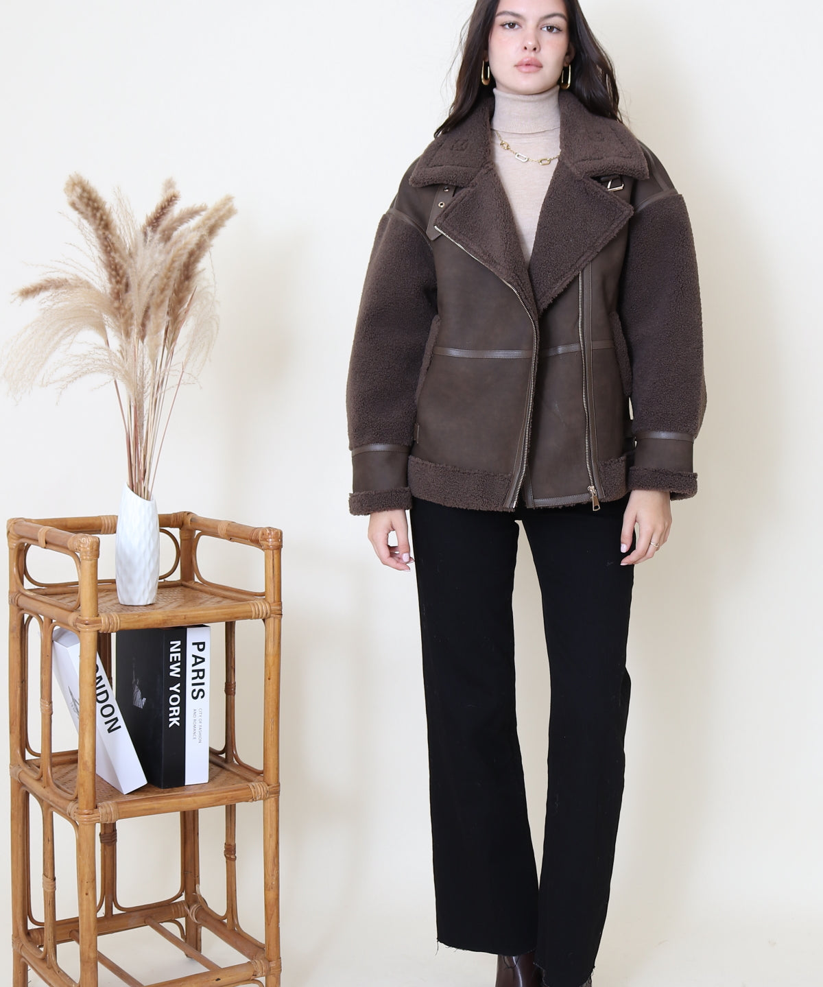 Veste aviateur oversize Daphné
