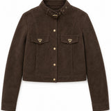 Veste similicuir suedine Romane