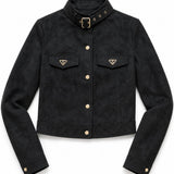 Veste similicuir suedine Romane
