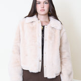 Veste effet fourrure courte Maddy