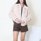 Veste effet fourrure courte Maddy