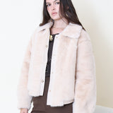 Veste effet fourrure courte Maddy