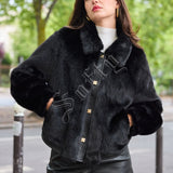 Veste effet fourrure courte Maddy