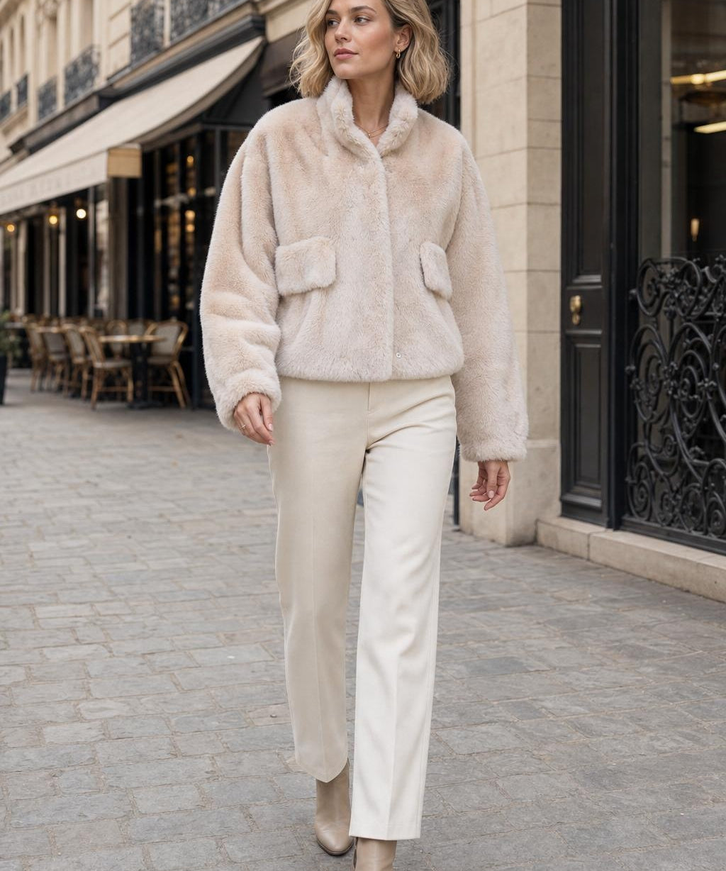 Blouson fausse fourrure Thaïs