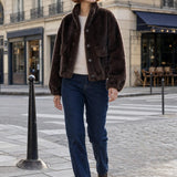 Blouson fausse fourrure Thaïs