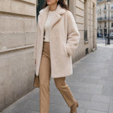 Manteau fausse fourrure Céliane