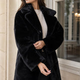 Manteau fausse fourrure Céliane