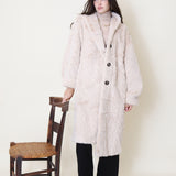 Manteau long en fausse fourrure Giulia